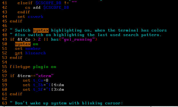 vim