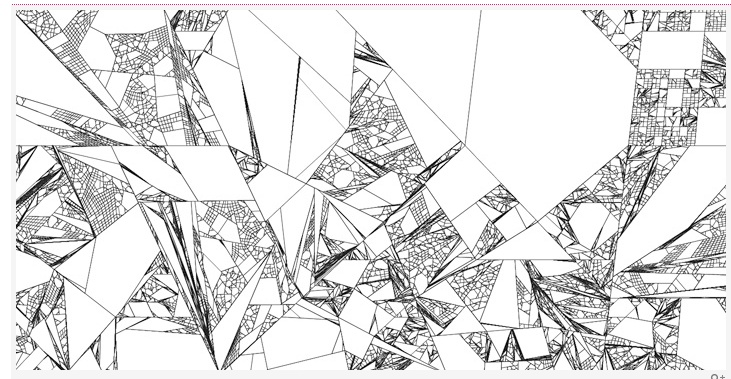 Arte gerada com o 2D Polygon Subdivision Algorithm