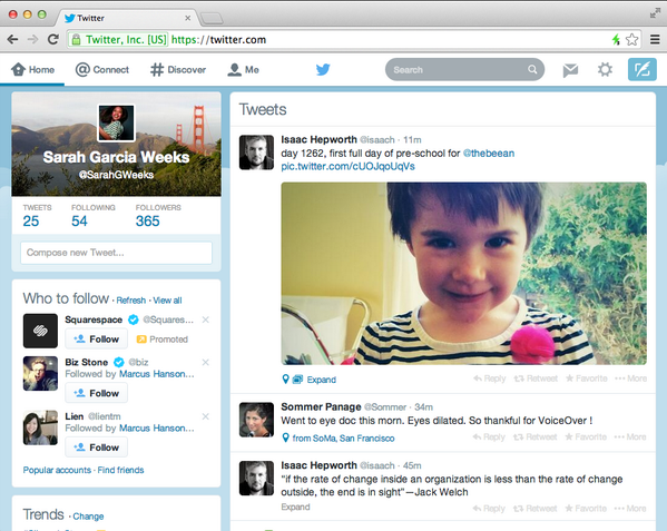 twitter-interface