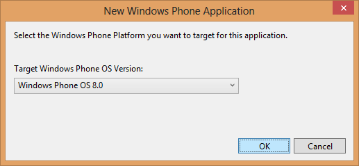 Figura 2 – Projeto no Win Phone 8