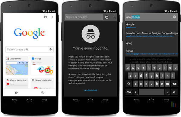 Chrome para Android agora possui nova interface Material | iMasters