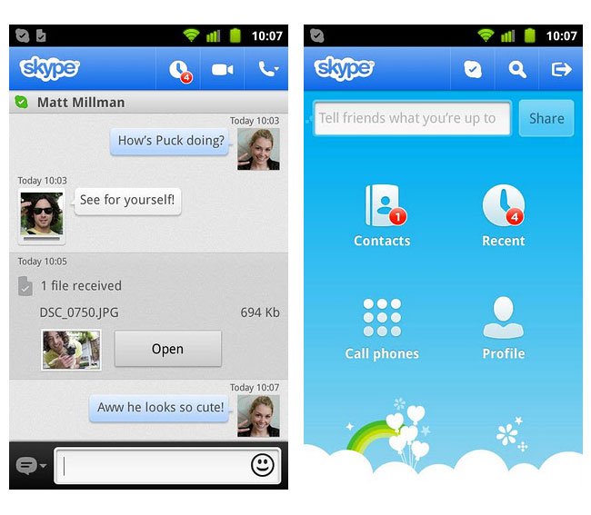 skype download for android tablets