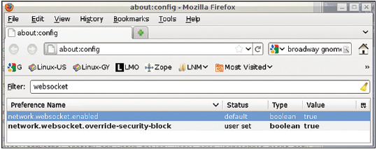 Figura 4: Apesar de essa versão do Firefox ser compatível, é necessário um pouco de atenção manual.