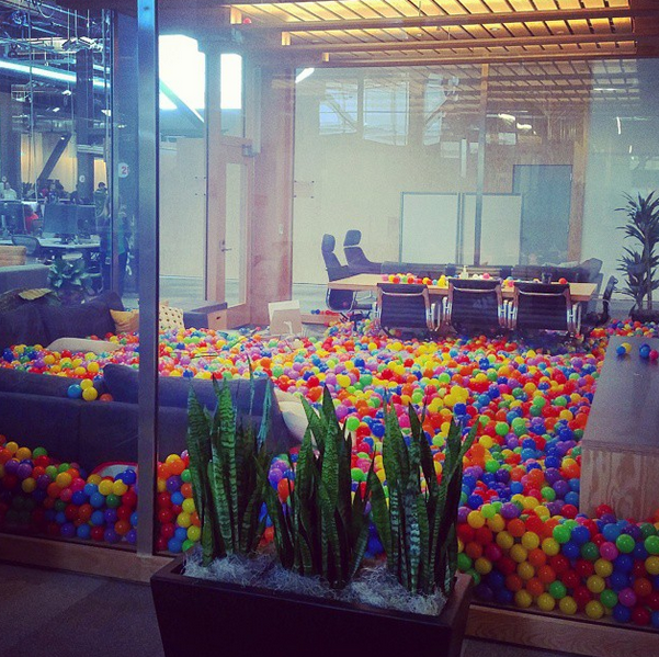Escritório do Facebook em Menlo Park, Califórnia.