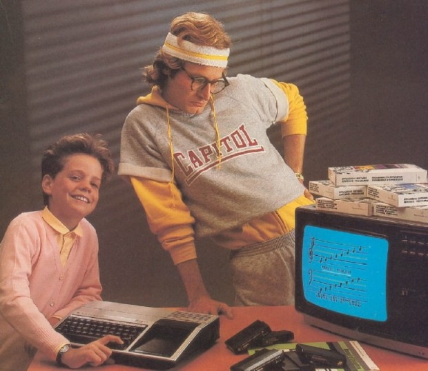 Propaganda de computador da década de 80