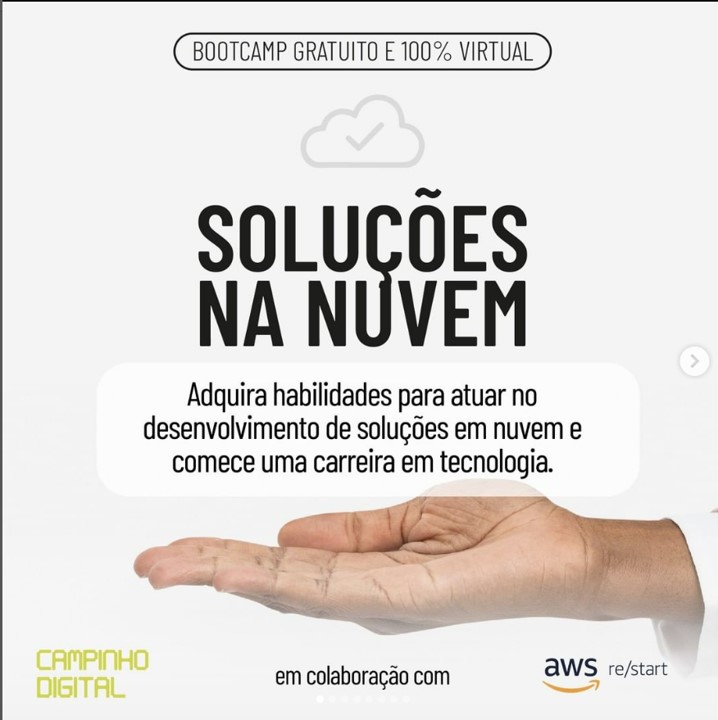 Campinho Digital oferece curso profissionalizante gratuito em colaboração com a AWS em São Paulo