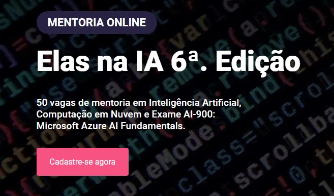 Microsoft abre inscrições para capacitação de mulheres na tecnologia