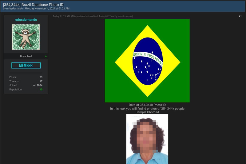 Hackers publicam em fórum megavazamento de fotos de brasileiros