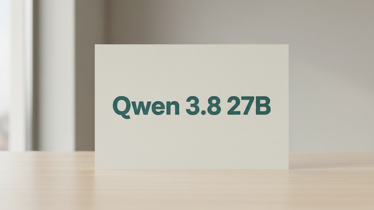 Qwen 3.8 27B runs at 1500 tokens/s on Cerebras: what changes for those building with AI