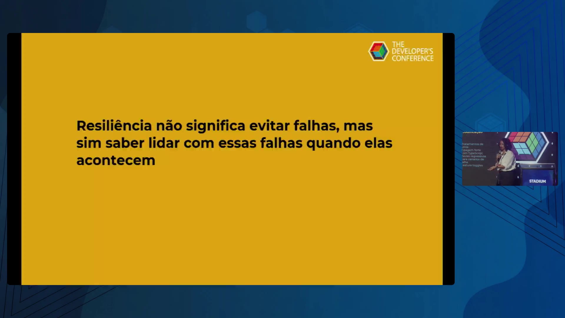 Na tela do Stadium