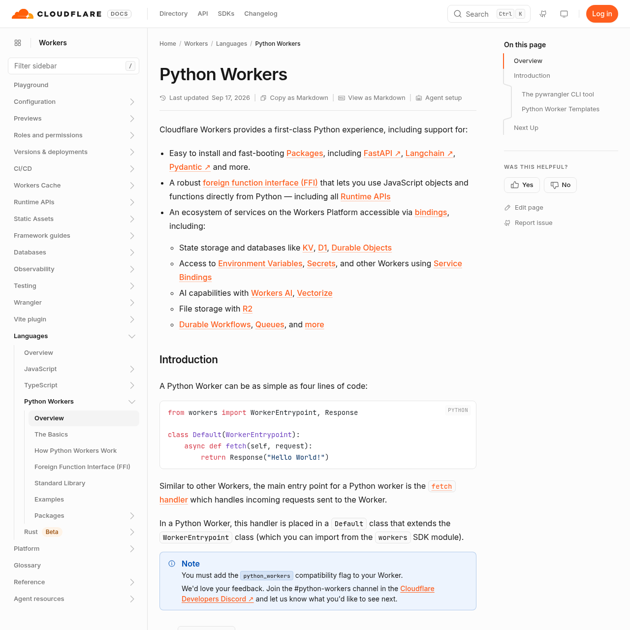 Python Workers Cloudflare: guia de deploy completo | iMasters
