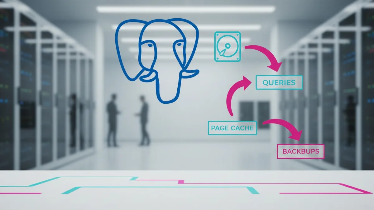 PostgreSQL com direct I/O evita que backups piorem a latência de consultas
