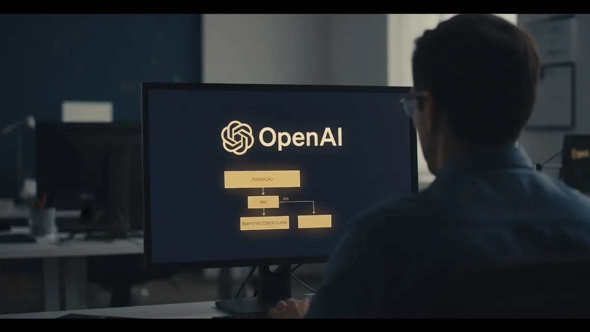 OpenAI consolida fundação controladora sobre a PBC, dona de 26% da empresa