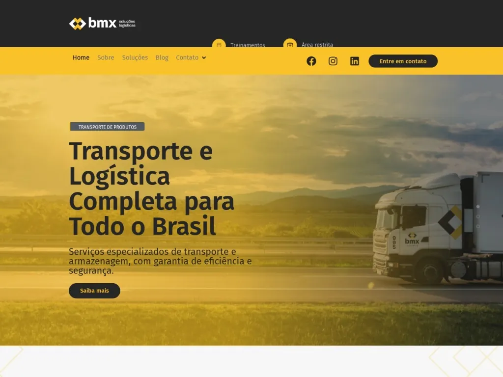 Página inicial do site de Brasilmaxi