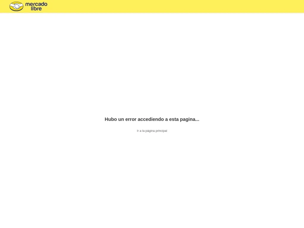 Página inicial do site de Mercado Pago