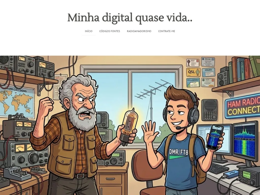 Página inicial do site de NSEC - Tecnologia da Informação