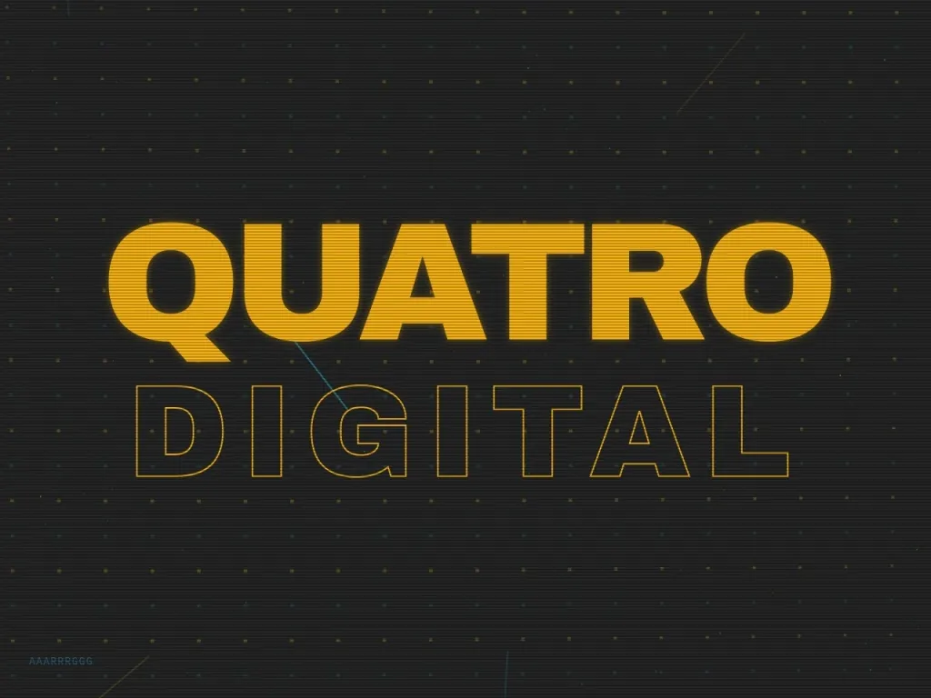 Página inicial do site de Quatro Digital