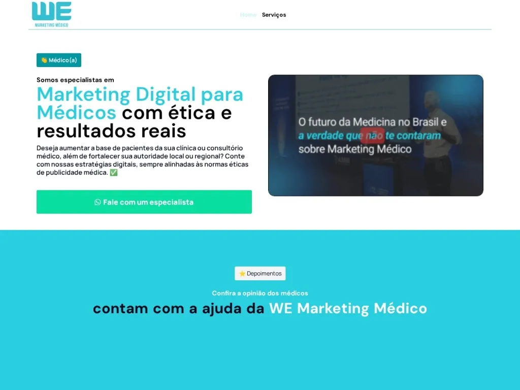 Página inicial do site de Superbiz